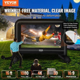 VEVOR Inflatable Movie Screen, 16 FT Inflatable Projector Screen for Outside with Blower and V952-TYPM20CQSCQSRCERLV3