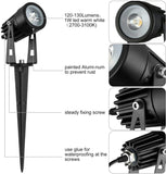 3 x LED Spotlights Powered Solar Garden Lights Outdoor Waterproof V178-14711