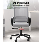 Artiss Mesh Office Chair Computer Gaming Desk Chairs Work Study Mid Back Grey OCHAIR-K-MESH-GY