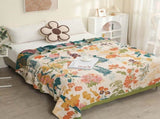Pure Cotton Multi-Layer Gauze Blanket - Lightweight, Ultra-Breathable, V888-ELOSUNG39427