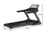 Powertrain V1100 Treadmill Electric Exercise Machine 15.6 Wifi TFT Touch Screen Home Gym Cardio TML-LJJ-V1100