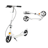 MONVELO Adult Commuter Foldable Scooter White RR1008-WH