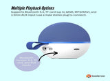 Mini Karaoke Machine and 2x Wireless Microphones Portable Bluetooth Speaker Blue V238-SUPDZ-41169082122320