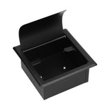 Embedded Toilet Paper Holder 304 Stainless Steel Roll Paper Rack for Home Bathroom Hotels Black V1294-YM0901-3112210078611