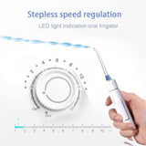 Orku 1000ml Water Flosser Electric Oral Irrigator - Adjustable Pressure White V238-SUPDZ-39913589735504