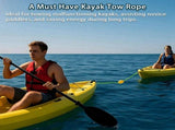 Floating Water Safety Rope with Clip Quick Connect to River Tube, Kayak Safety Vest &Floating Lily V1366-AZ2-W-14556