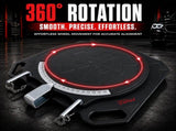 2 pc Aluminum Wheel Alignment Turntable Pair 360&deg Rotating Turn Plate 2 Ton V379-WHEELALG01