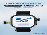 UltraAi3 5G Smart Watch, Retractable Rotating Camerablack V1300-ULTRA-AI3-BLACK