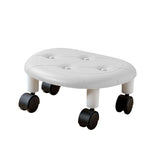 Low Roller Seating PU Surface Plastic Structure Movable Universal Wheels Stool for Living Baby V1294-YM0901-3116240005912