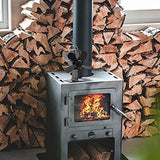 5 Blades Stove Fan Heat Powered Fireplace Accessory Wood Burning Stove Fan V201-W12898856