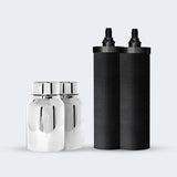 Phoenix 8L Stainless Steel Gravity Water Filter POSTreat Fluoride cartridges V502-P17C2F2SSVTWSD3