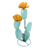 Cactus Statue Decor Iron Art Easy Installation Prickly Pear Cactus Yard Art for Garden Courtyard V1294-YM0901-3111240102411