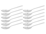 12PCS Silverware Set Stainless Steel Flatware Cutlery Kitchen Utensils for Hotel RestaurantSpoon V1294-YM0721-3118210027312