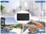 Waterproof Under Sink Rubber Mat Black for Leak Prevention in Kitchen and Bathroom V1370-AZ4-14879
