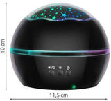 Galaxy Lamp Star Projector with Underwater Effect for Magical Atmosphere, Black V1237-ZY-506-0379