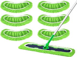 50 Count Disposable Dry Sweeping Cloths 6 Pack Reusable Microfiber Mop Pads for Swiffer Sweeper V1258-DP02-F-254