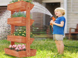 Fin Xxl Super Durable Elevated Planter Freestanding Rotatable Planter Box Garden Bed V767-HJ-ZM118-G1