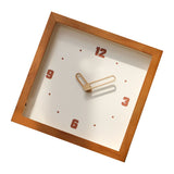 Wall Clock Battery Powered Fashionable Square Minimalist Wooden Clock Silent Modern Clock Decorative V1294-YM0901-3115240110812