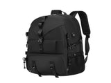 Black Large Capacity Travel Backpack - Waterproof Polyester Hiking Rucksack with Shoe Compartment V888-ELOSUNG56189-1