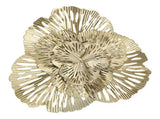 Metal Wall Decor Modern Stylish Triangular Ginkgo Flower Iron 3D Wall Sculpture for Living Room V1294-YM0626-3115220150212