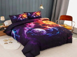 Cosmo Nebula Planet Blaze Quilt / Doona / Duvet Cover set V745-AQ042527K3