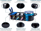 2Pack Marine Boat Caddy Storage Rack with Cup Holder, MultiPurpose Organiser for Pontoon, Kayak, V1189-LC-AMZ-00155