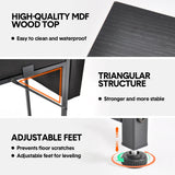 80cm Study Desk Home Office Computer Desk with 2 Fabric Drawers Side Pocket and Hook Modern Small V985-STUDYDESK