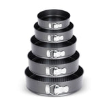 Round Cake Baking Tin Pan Cake Mold with Removable Bottom Diameter12cm-28cm Carbon Steel V1369-AZ3-W-21301