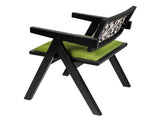 Levede Dining Chair Retro Backrest Chair x4 CH1142-1-BKX4