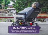 EQUIPMED Front Wheel Drive Power Electric Wheelchair, Up to 35km Range, Ultra-Comfortable, Safe V219-HWCELEEQ14KA