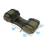 Bike Bag Bicycle Bike Saddle Rear Rack Bag for Grocery Shopping Cycling Trip Military green V1370-AZ4-04004