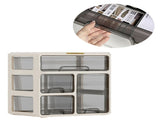 Desk Organizer with Drawer Plastic Desk Storage Box Desktop Organization for Home Collection V1294-YM0710-3117230286312