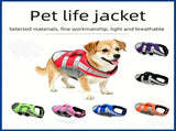 Dog Life Jacket Pet Swim Vest with Rescue Handle Reflective Strips Adjustable Quick Release Buckle V1341-ZY-KAUSYTNE-XL-PURPLE
