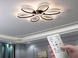 Modern LED Chandelier Flush Mount Lamp Remote Control V178-28961