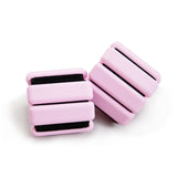 Pink Adjustable Silicone Wrist & Ankle Weights - 2lb Pair Comfortable Fitness Resistance V888-ELOSUNG23732