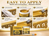 Weather Resistant Water Based Gold Paint, Water-Based Paint Outdoor & Indoor, Gold Spray Paint V1107-116-43108-GLD-500G