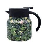 Beverage Container Vintage Floral Stainless Insulated Teapot 800ml 1 Pack Drinkware, Lidded Infuser V1366-AZ2-W-21234