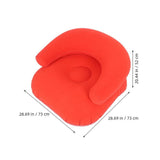 Lightweight Inflatable Camping Couch Chair in Soft Flocked for Outdoor Comfort V1370-AZ4-18018