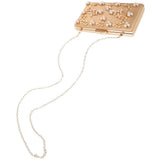 Clutch - Chic PU and Dacron Handbag for Wedding and Parties V1192-AZ-W-32424