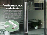 Entrance Door Pull Handle Brushed satin 1200mm V63-837621