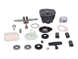 Cylinder Piston Assembly Oil Seal Crankshaft Spark Plug Kit 537253002 Replacement for Husqvarna 340 V1294-YM0523-3111210403711