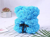 Rose Bear, Rose Teddy Bear, Valentine's Day Rose Bear, Christmas, Birthday Gifts for Mom and V1366-AZ2-W-07083