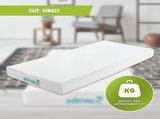 Single Green Tea Memory Foam Mattress Cooling Comfort with CertiPUR-US Certified Foam V63-826521