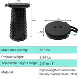 Retractable Folding Stool Upgraded, Portable Lightweight Collapsible Stool Telescoping Chair Seat V1258-DP02-C-2189
