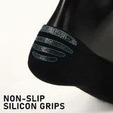 12X Rexy Cushion No Show Ankle Socks Large Non-Slip Breathable BLACK V274-GM-RXCNOS-L12-BK