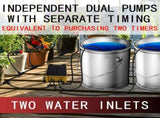 Dual Pump Solar Drip Irrigation System with Rain Sensing Digital Display Screen Child Lock 2 Group V1294-YM0901-H49265-20