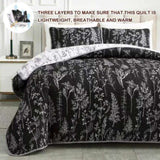 Cultured Quilted Coverlet and Pillowcases Set: Style Meets Functionality - Queen size V745-MAC090241Q13U