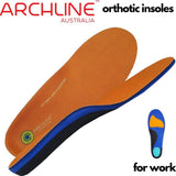 Archline Active Orthotics Full Length Arch Support Pain Relief Insoles - For Work - L V563-ARO210-L