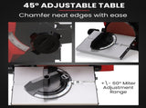 BAUMR-AG Bench Belt and Disc Sander Combo, 100mm Linisher 150mm Disc, S1 Rated 400W Brushless V219-SNDBELBMS55A