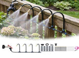 360&deg Curved Garden Automatic Irrigation System, Adjustable Garden Watering System with 4/10 Spray V1192-AZ-W-22213